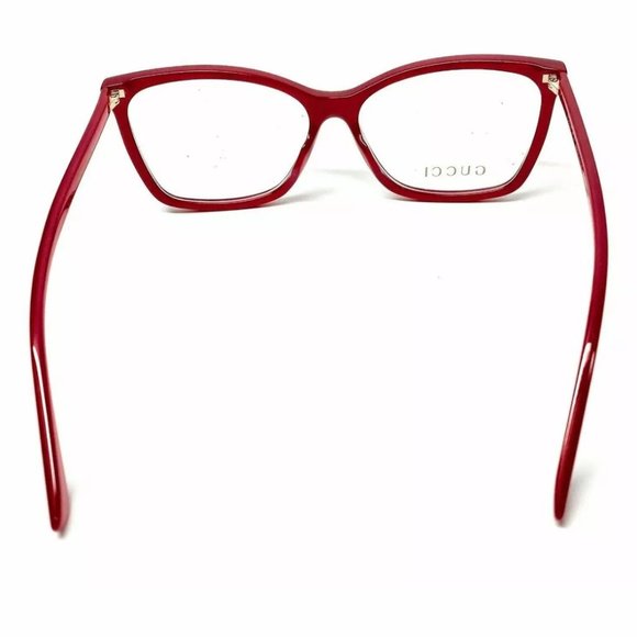 Gucci Women's Red Authentic Eyeglasses - Picture 4 of 4